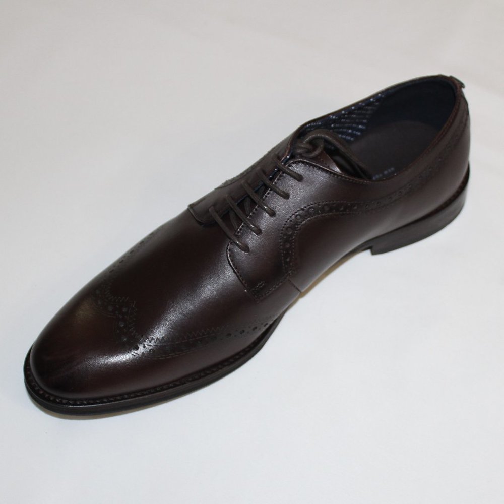 KENNETH COLE TRISTIAN LACE UP LASER OXFORD DRESS SHOES US 11M/ EU44.5/ UK10